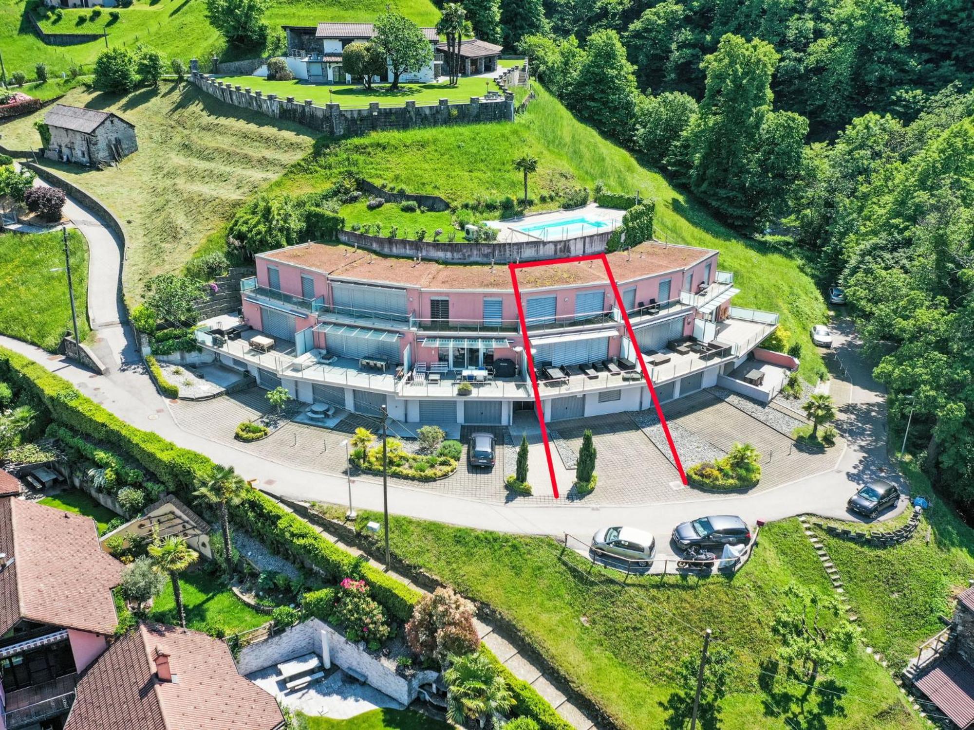 Apartment Vista Lago Maggiore 1-Floor Left By Interhome Gambarogno Extérieur photo