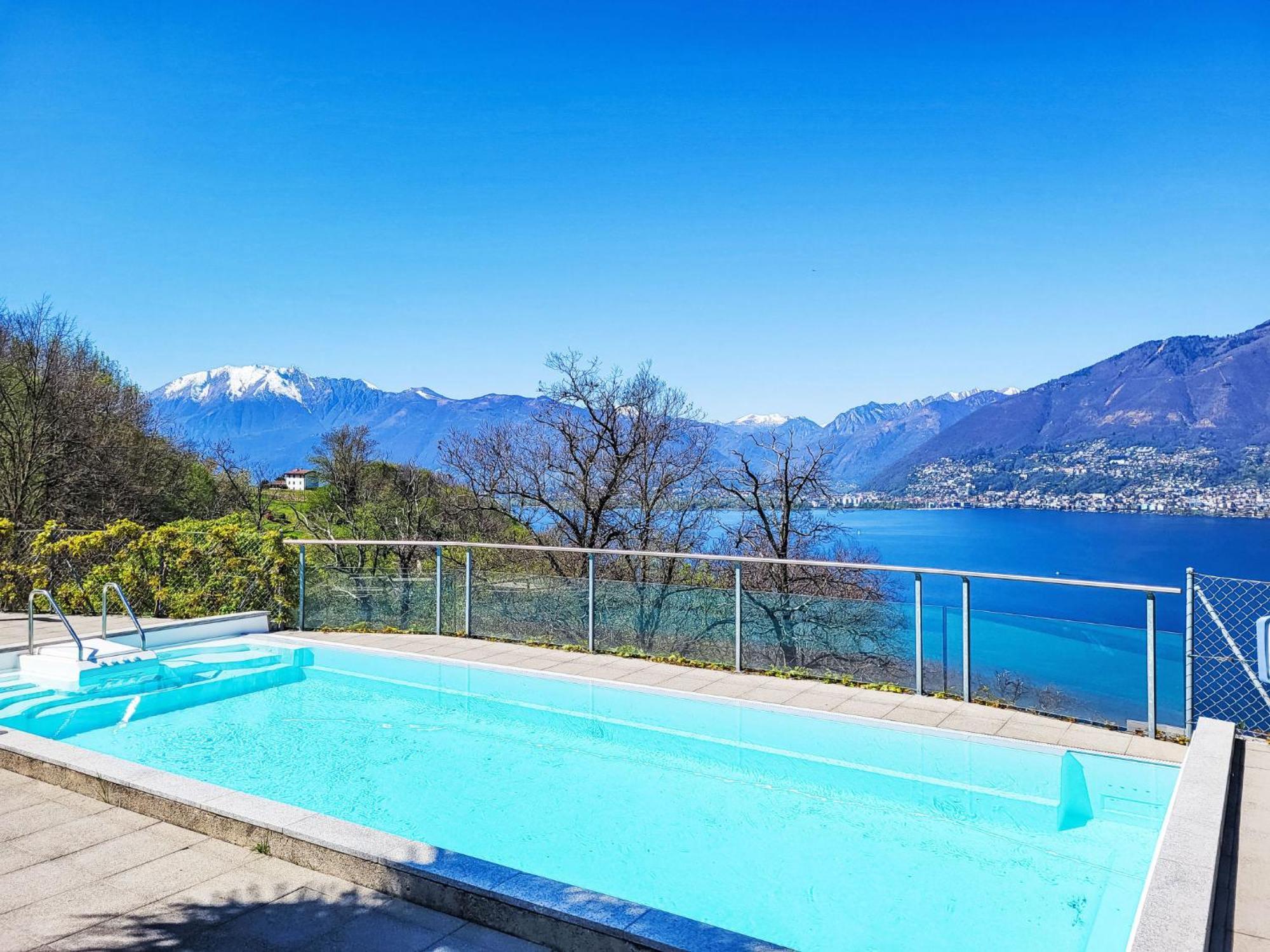 Apartment Vista Lago Maggiore 1-Floor Left By Interhome Gambarogno Extérieur photo