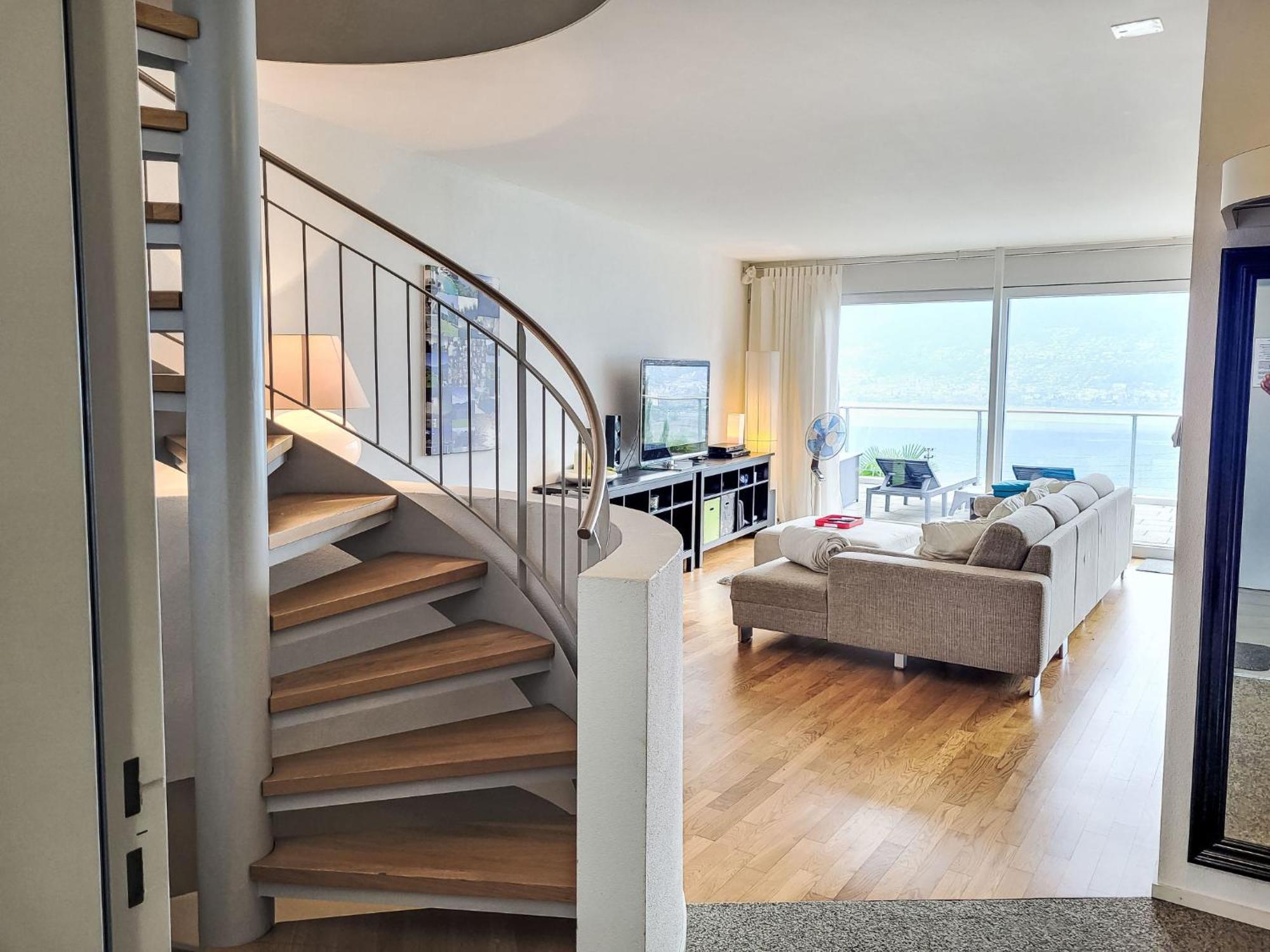 Apartment Vista Lago Maggiore 1-Floor Left By Interhome Gambarogno Extérieur photo
