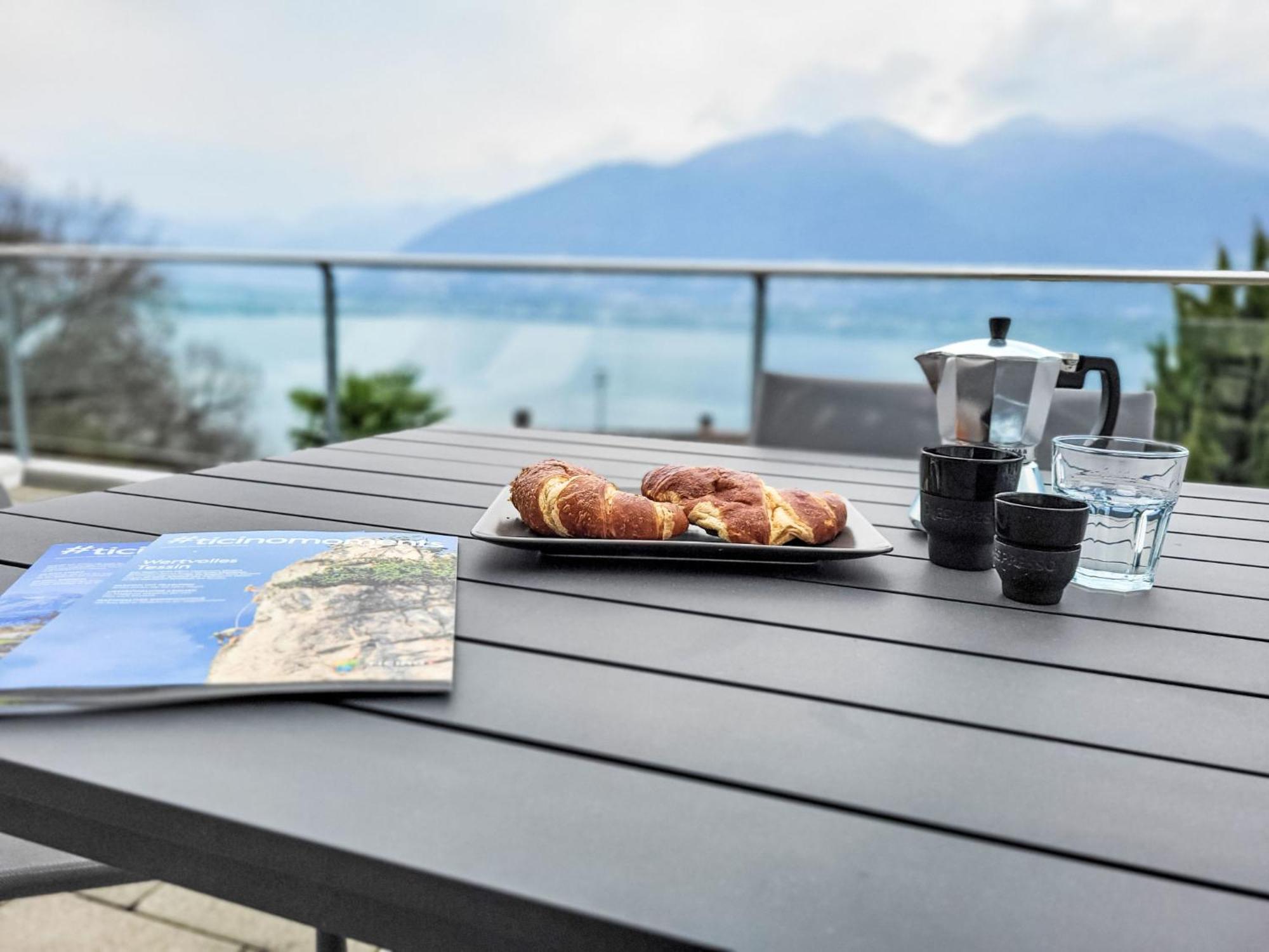 Apartment Vista Lago Maggiore 1-Floor Left By Interhome Gambarogno Extérieur photo