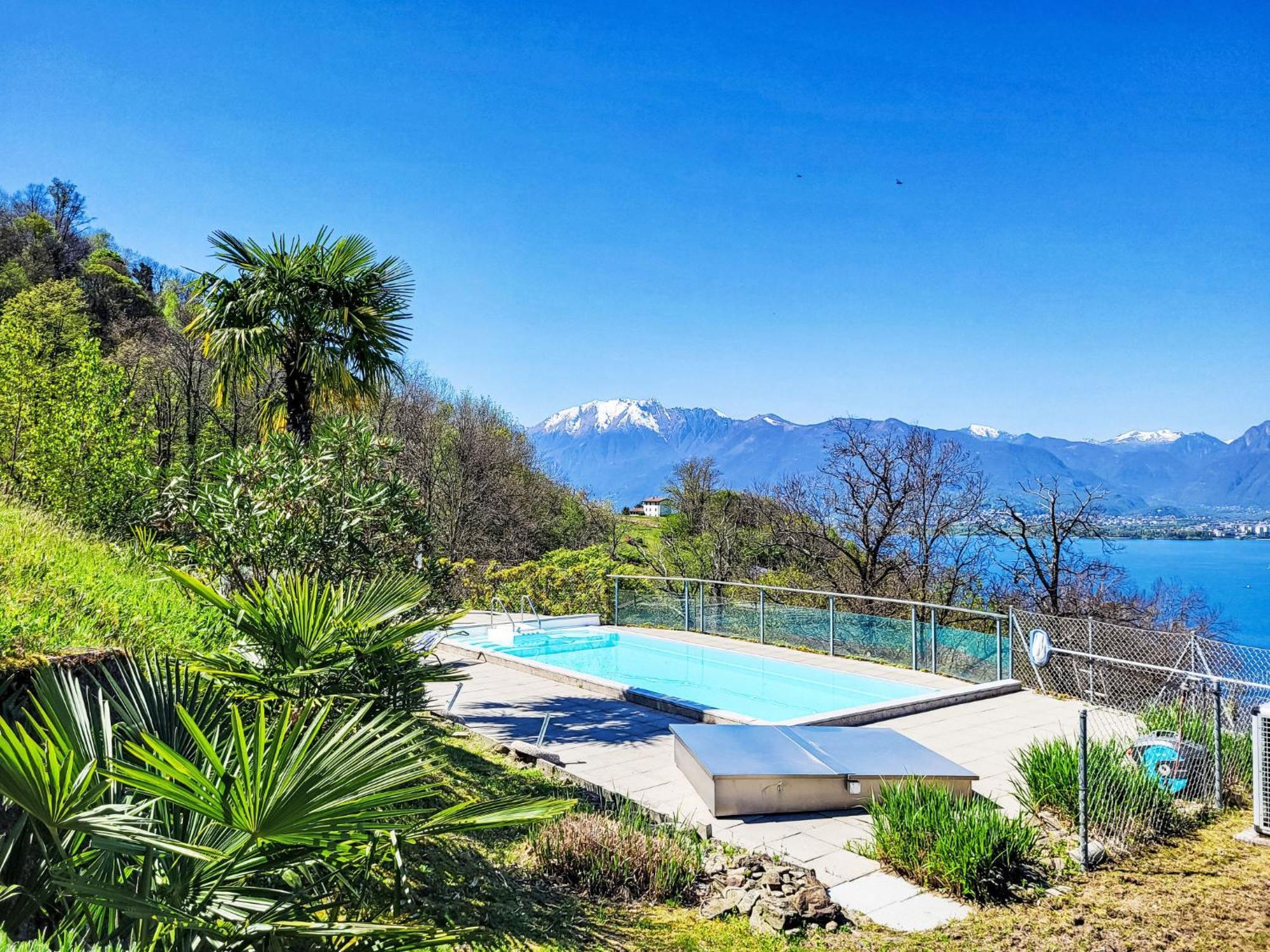 Apartment Vista Lago Maggiore 1-Floor Left By Interhome Gambarogno Extérieur photo