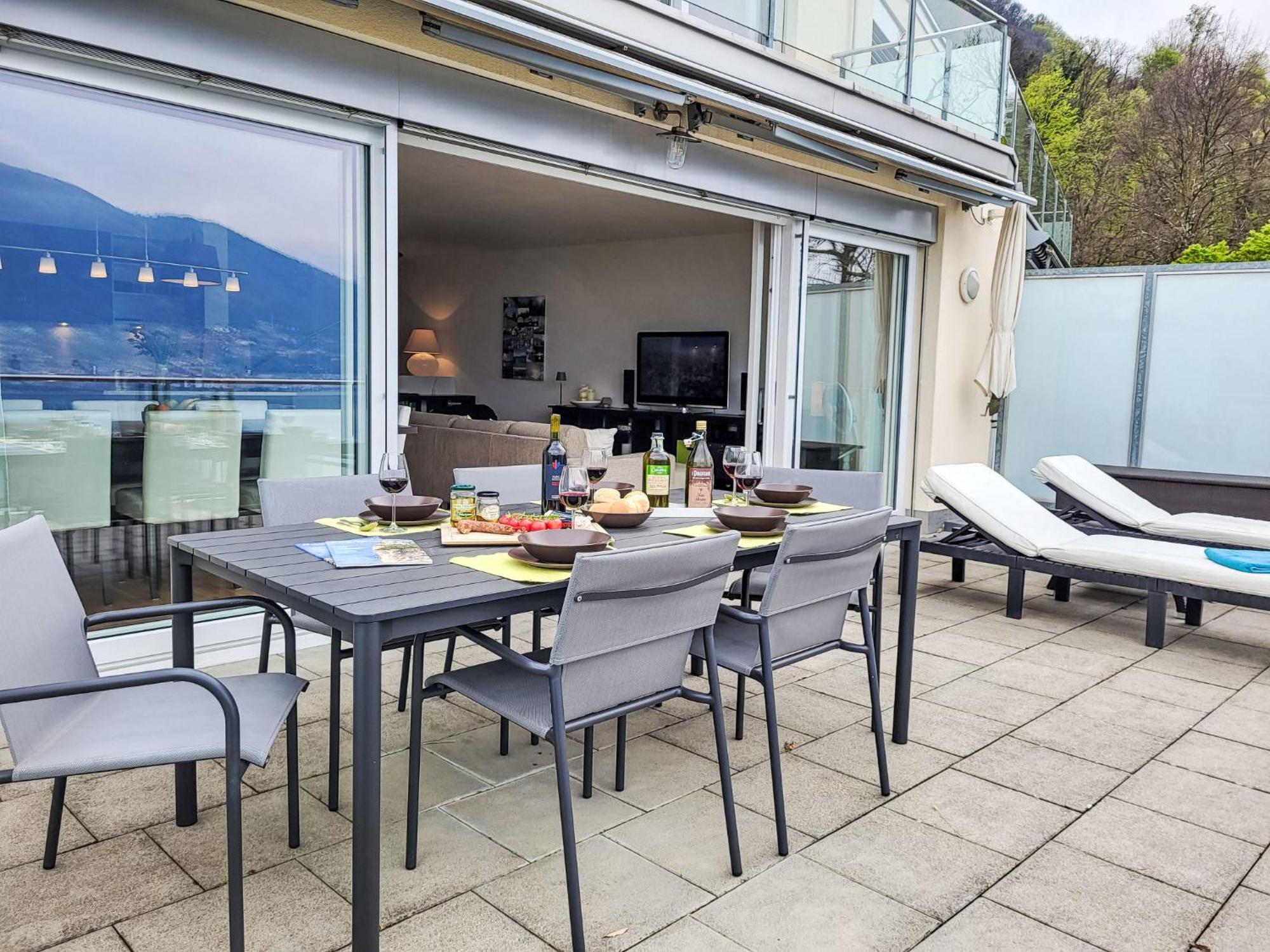 Apartment Vista Lago Maggiore 1-Floor Left By Interhome Gambarogno Extérieur photo